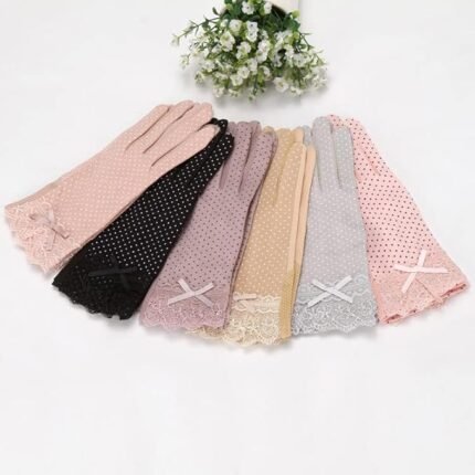 قفازات واقية من الشمس قطنية - Sunblock Gloves Summer UV Protection