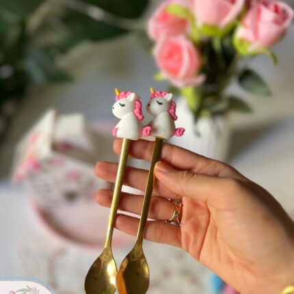 معلقة يونيكورن معدن ويد سليكون