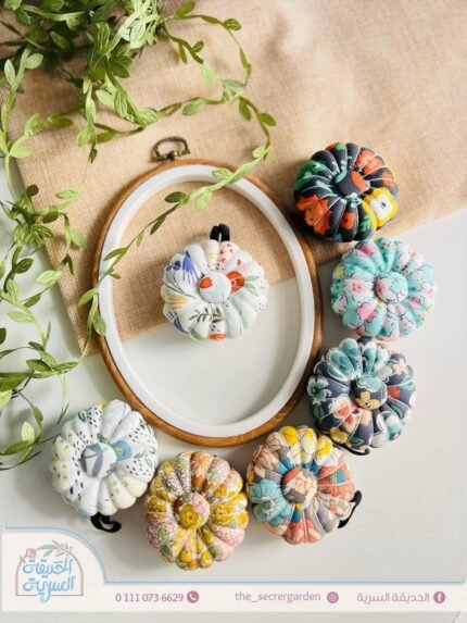 Pin Cushion with Elastic Band - مخدة دبابيس بإستيك