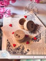 صندوق خشب دائري صغير - Image 5