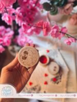 صندوق خشب دائري صغير - Image 2