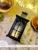 فانوس عتيق أسود بشمعة ثلاثية - Image 5