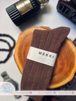 جورب شتوي بني - Image 3