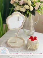 مراية وردة جوري أبيض