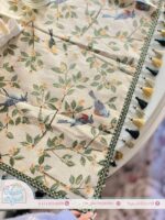 مفرش أنيق عصافير وزهور - Image 4