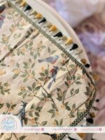 مفرش أنيق عصافير وزهور - Image 3