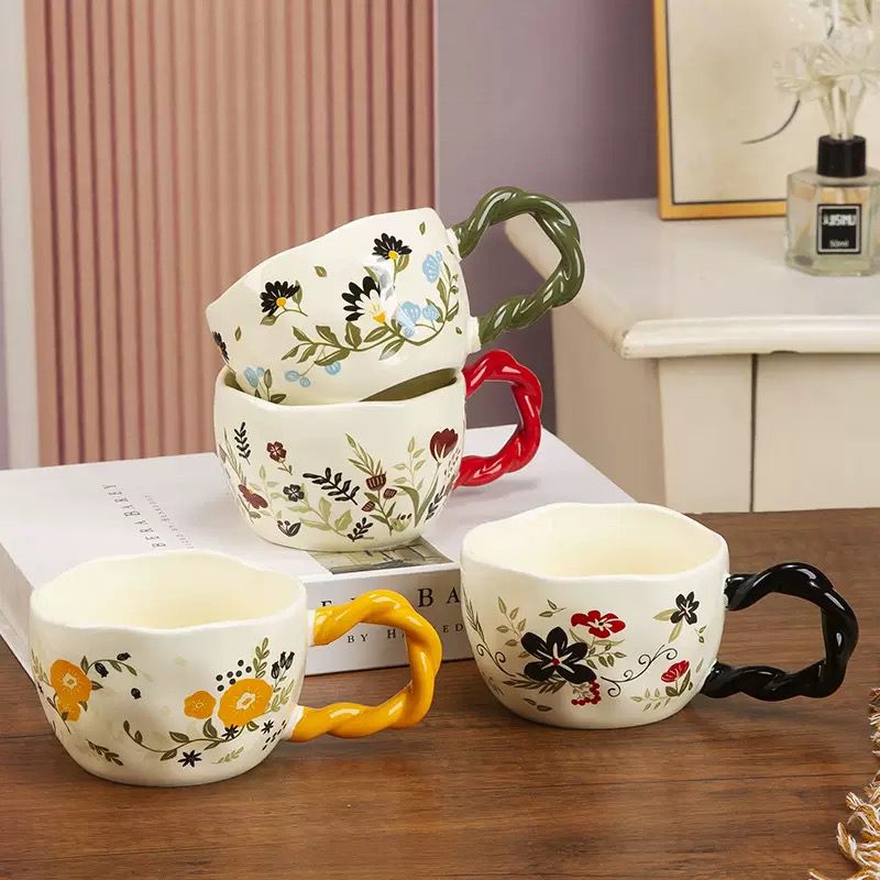 WhatsApp Image 2026-03-25 at 12.11.10 AM مج زهور بيد ضفيرة - Image 1