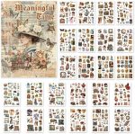 stickers book vintage lady - Image 2