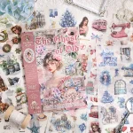 stickers book cute lady