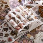 stickers book vintage lady - Image 5