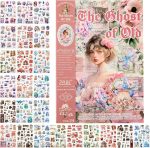 stickers book cute lady - Image 3