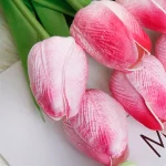 ورد توليب سليكون فوشيا مشبح - Image 2