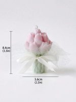 Tulip shaped scented candles - باقة توليب شموع - Image 2