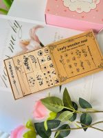 ختامات زهور وورق شجر - Flowers and Leaf Stamps - Image 5