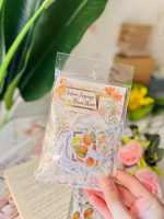 100Pcs Vintage Floral Scrapbook Paper & Junk Journal Stickers - Image 8